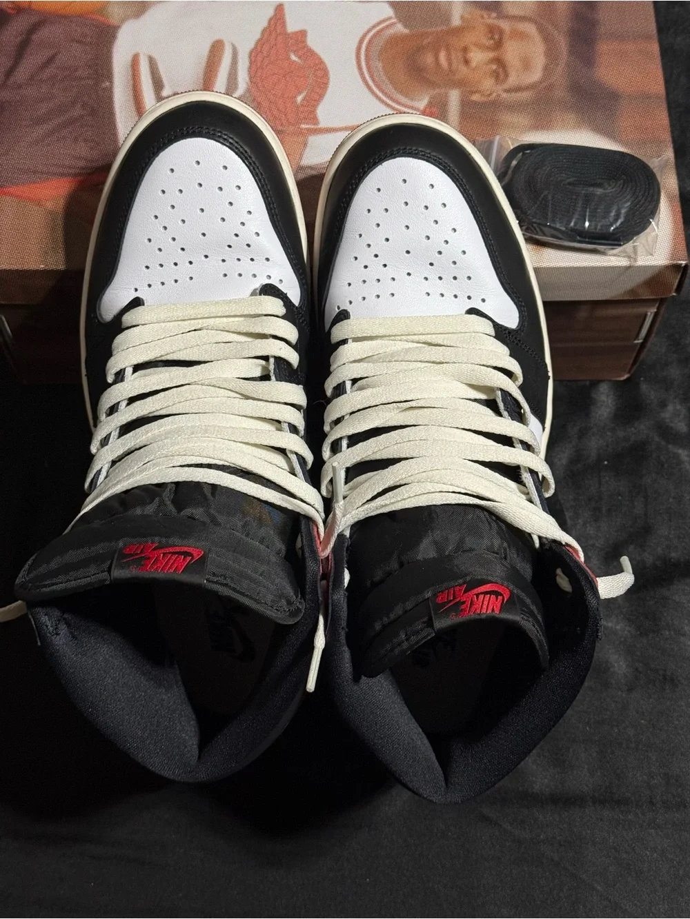 Men's Size 12 - Jordan 1 Retro High OG Black Toe Reimagined